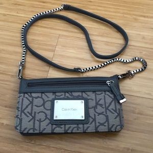 Calvin Klein Clutch/wallet w/ removable strap
